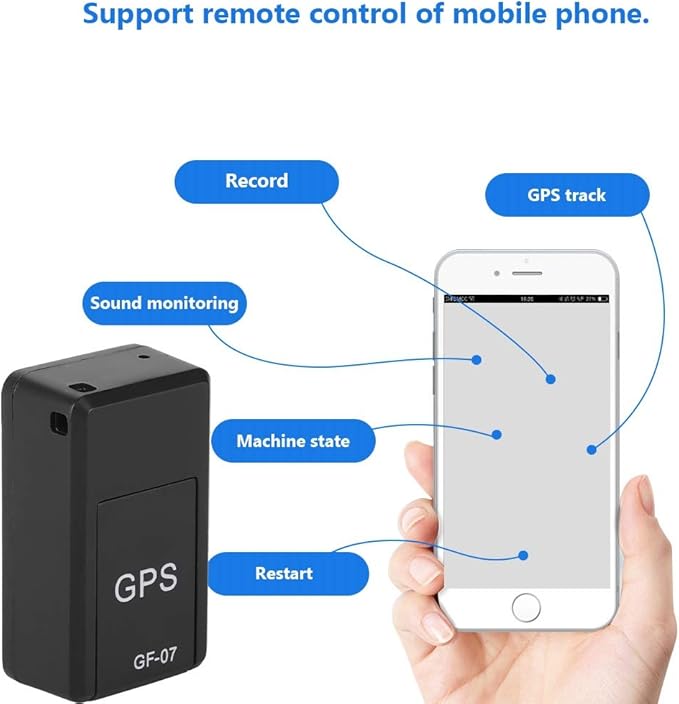 GF07 Mini GPS Tracker – Real-Time Locator for Vehicles, Kids & Assets