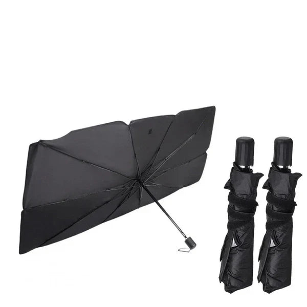 Foldable Car Sunshade Umbrella – UV & Heat Protection for Windshield
