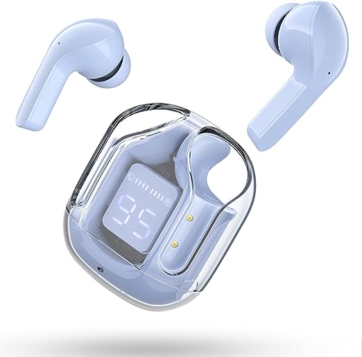 T6 Wireless Earbuds – Bluetooth ENC Noise-Canceling with Mic & LED Case