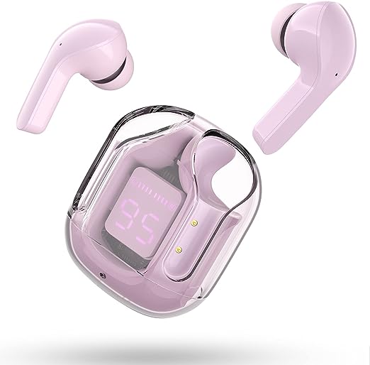 T6 Wireless Earbuds – Bluetooth ENC Noise-Canceling with Mic & LED Case