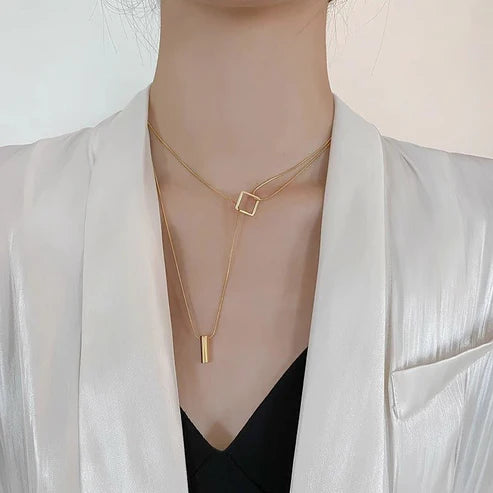 Geometric Necklace for Women