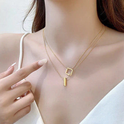 Geometric Necklace for Women
