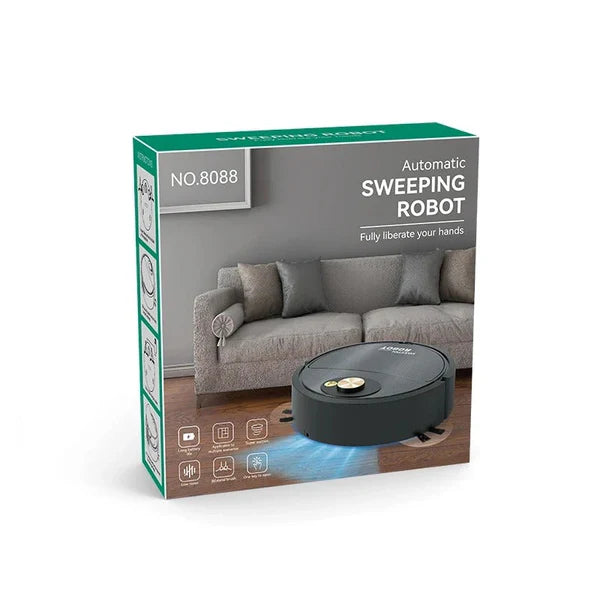 Robot Vacuum Cleaner – 3-in-1 Mini Sweeping & Mopping Machine with Strong Suction