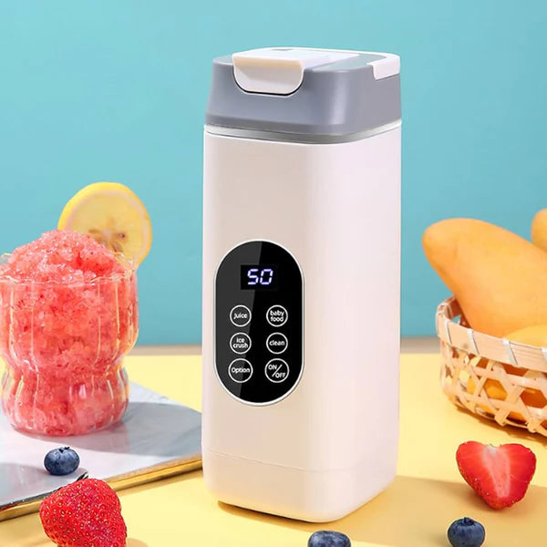 Mini Portable Blender – USB-C Rechargeable, Self-Cleaning Protein Shaker & BPA-Free Travel Juicer for Home, Office & Gym, 400 ml