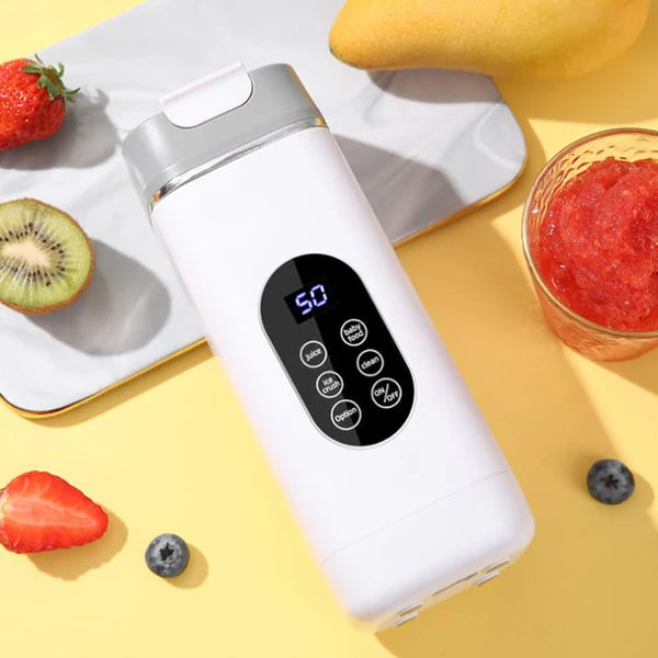 Mini Portable Blender – USB-C Rechargeable, Self-Cleaning Protein Shaker & BPA-Free Travel Juicer for Home, Office & Gym, 400 ml