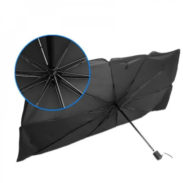 Foldable Car Sunshade Umbrella – UV & Heat Protection for Windshield