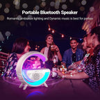 Lamp with Charging Function, Crystal Table Lamp, Intelligent LED Table Lamp, Bedside Lamp Touch Dimmable, Bedside Lamp with Wireless Charger, Intelligent Light Alarm Clock, Radio