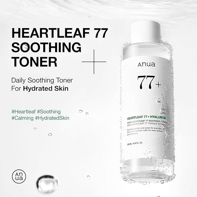 HEARTLEAF 77% SOOTHING TONER 250ml