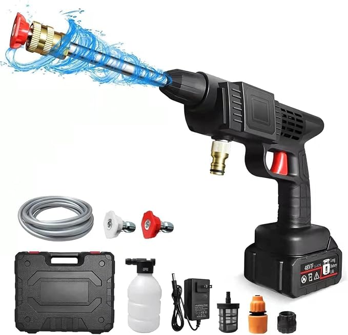 Double Battery Car Washer Gun