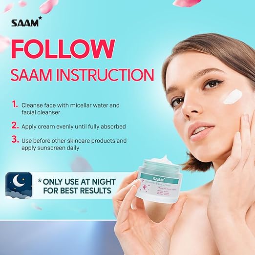 SAAM Renewal Face Cream | Melasma, Freckles, Age Spots & Dark Spots | With Alpha Arbutin and Kojic Acid