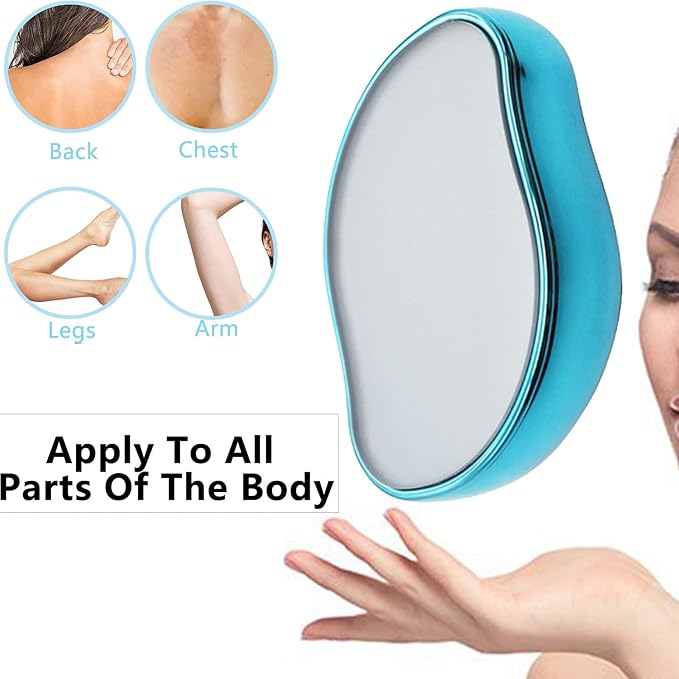 Crystal Hair Remover – Portable Exfoliating Stone for Easy Hair Removal