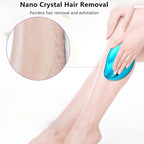 Crystal Hair Remover Stone Epilators Fast & Easy Magic Crystal Hair Eraser Portable Depilation Exfoliating Tool Apply to Any Part of the Body