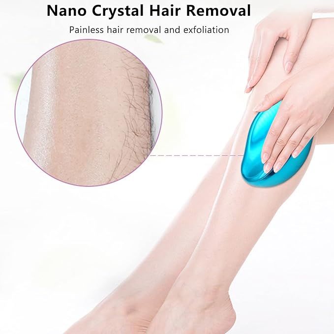 Crystal Hair Remover – Portable Exfoliating Stone for Easy Hair Removal