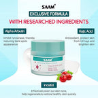 SAAM Renewal Face Cream | Melasma, Freckles, Age Spots & Dark Spots | With Alpha Arbutin and Kojic Acid