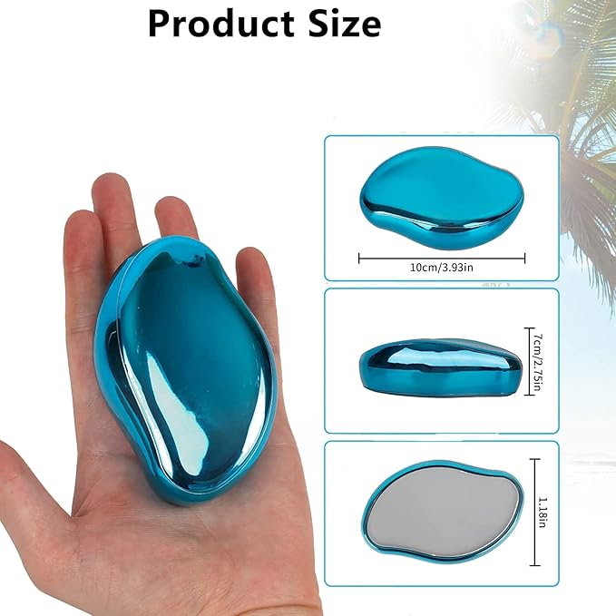 Crystal Hair Remover – Portable Exfoliating Stone for Easy Hair Removal
