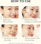 medicube Turmeric Overnight Wrapping Peel Off Mask - Nourishes dull, uneven skin with hydrolyzed collagen for glowing skin and improved elasticity. Korean skincare
