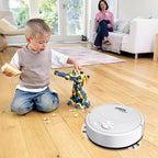 Robot Vacuum Cleaner – 3-in-1 Mini Sweeping & Mopping Machine with Strong Suction
