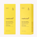 medicube Turmeric Overnight Wrapping Peel Off Mask - Nourishes dull, uneven skin with hydrolyzed collagen for glowing skin and improved elasticity. Korean skincare