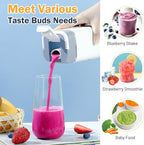Mini Portable Blender – USB-C Rechargeable, Self-Cleaning Protein Shaker & BPA-Free Travel Juicer for Home, Office & Gym, 400 ml