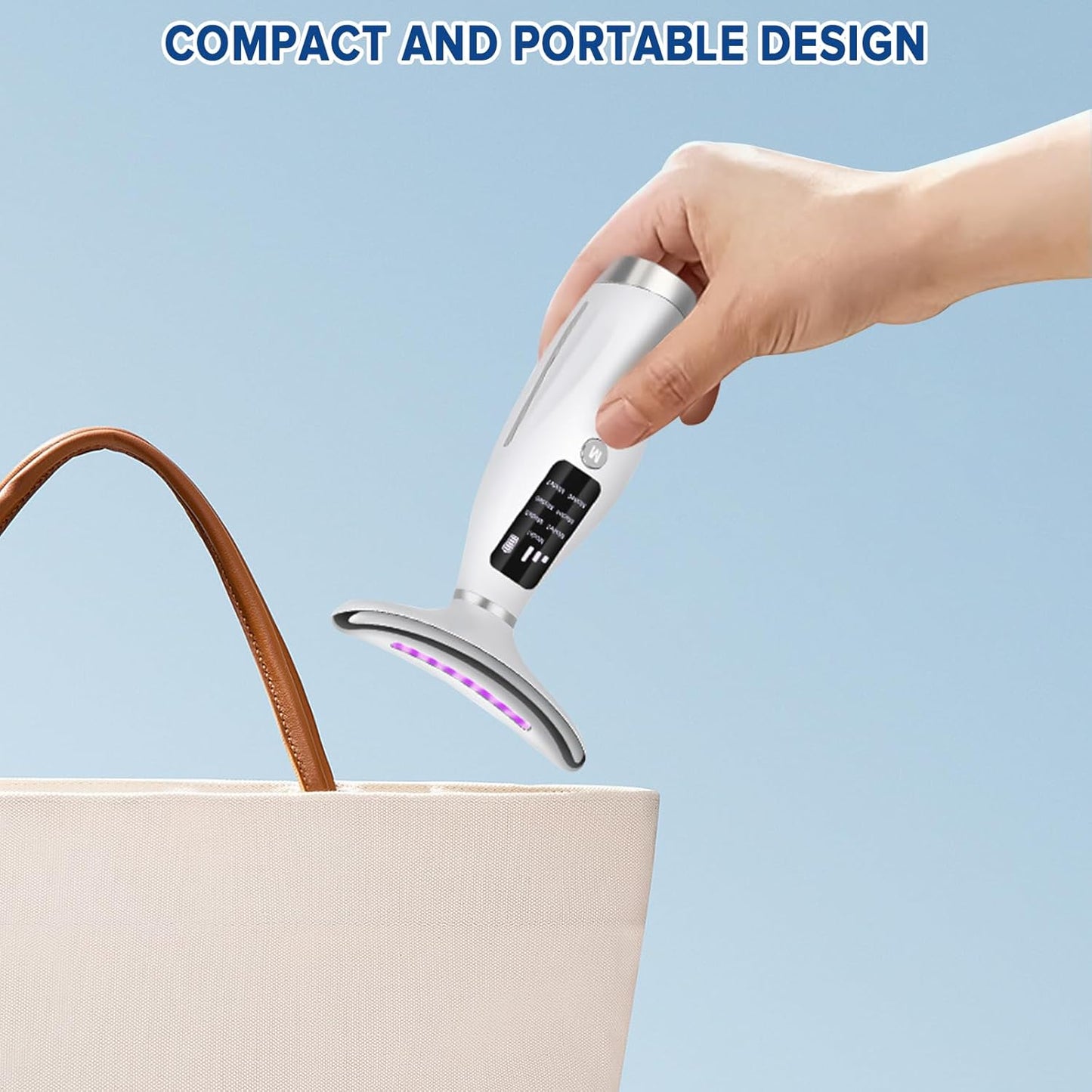 Heated Neck & Face Massager – 7 Light Modes for Anti-Aging & Firming