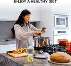 Glass Oil Sprayer 170ml – Leak-Free Mister for Cooking, Air Fryer, Salad, BBQ & Kitchen Use