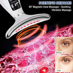 Heated Neck & Face Massager with 7 Light Modes for Anti-Aging, Skin Firming & Neck Lifting