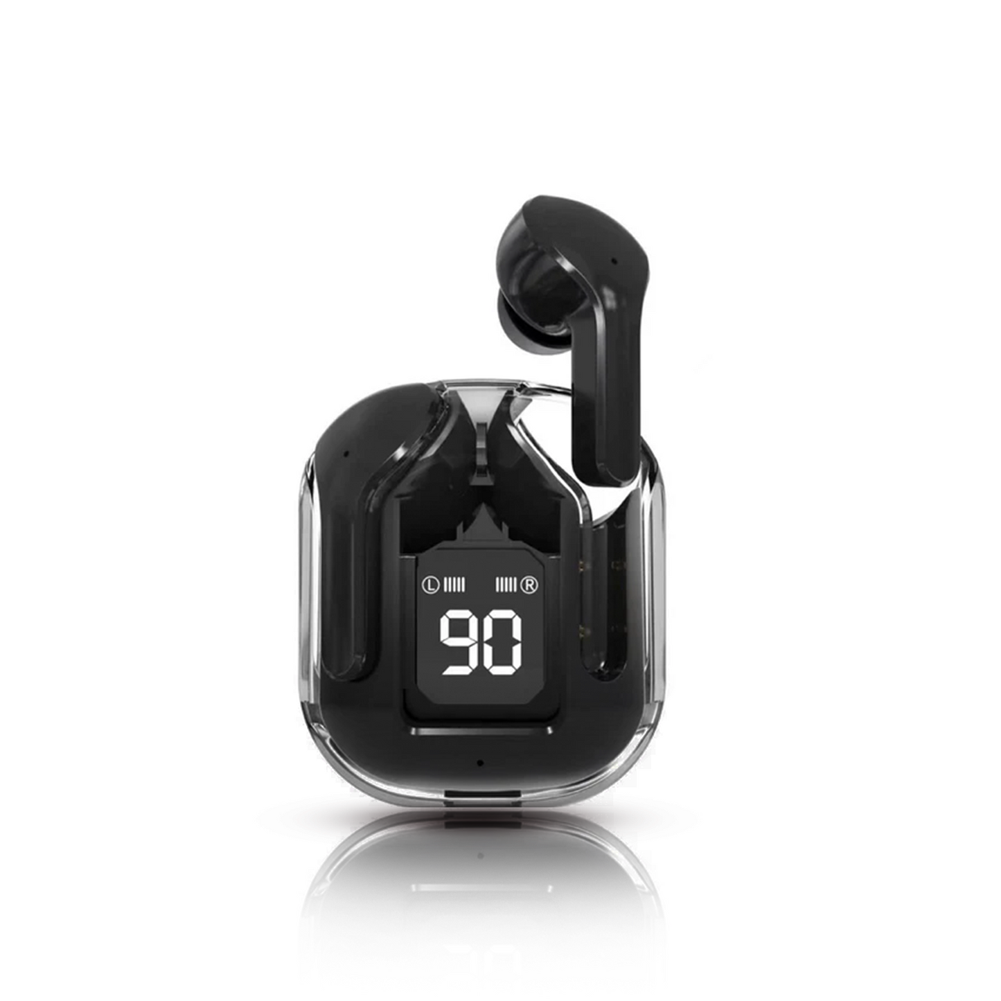 T6 Wireless Earbuds – Bluetooth ENC Noise-Canceling with Mic & LED Case