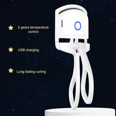 Heated Eyelash Curler with 3 Modes, Quick Pre-Heat, Rechargeable