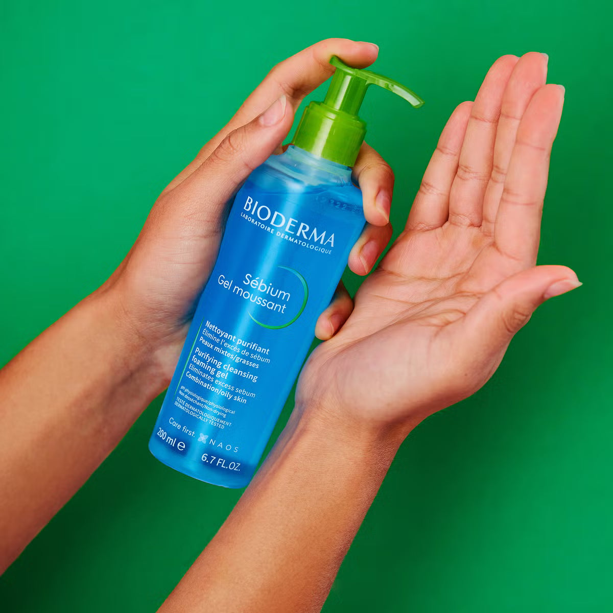 Bioderma - Face Cleanser - Sébium - Makeup Removing Cleanser - Skin Purifying - Face Wash for Combination to Oily Skin