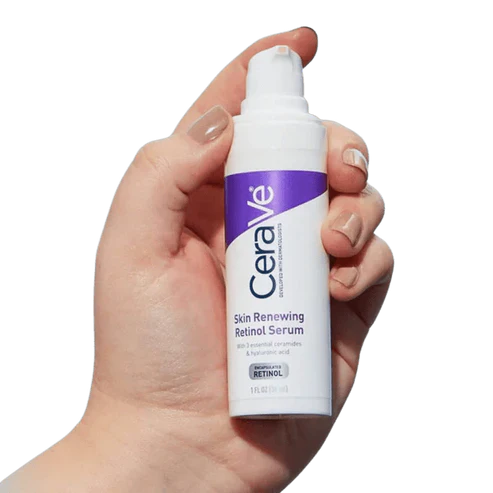 CeraVe "Skin Renewing Retinol Serum" and "Hydrating Mineral Sunscreen Broad Spectrum SPF 50" COMBO